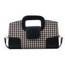 Rsslyn Black Shoulder Bags for Women Checkered Style New Fashion Trend Bags Black Small Purse