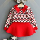 Rsslyn Daddy and Daughter Date Valentine Outfit for Baby Girls Matching Set Red Sweater Red Skirt