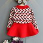 Rsslyn Daddy and Daughter Date Valentine Outfit for Baby Girls Matching Set Red Sweater Red Skirt