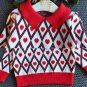 Rsslyn Daddy and Daughter Date Valentine Outfit for Baby Girls Matching Set Red Sweater Red Skirt