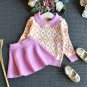 Rsslyn Daddy and Daughter Date Valentine Outfit for Baby Girls Matching Set Red Sweater Red Skirt