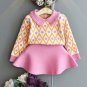 Rsslyn Daddy and Daughter Date Valentine Outfit for Baby Girls Matching Set Red Sweater Red Skirt