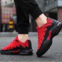 Rsslyn Happy Valentine Gift Red Shoes for Men Size 13 Sneakers for Men Big Boys Sports Shoes