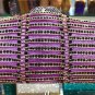 Rsslyn Luxury Bags Peach Clutch for Women Stripe Evening Bags Prom Bags Party Bags
