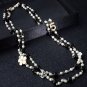 Rsslyn Necklaces for Women Double Pearls Happy Valentine Gift Wedding Accessory LMF24-52