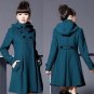 Rsslyn Fashion Capes Turtleneck Coats for Women Fashion Black Dress Coats for Women