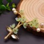 Rsslyn Handmade Tree of Life Brooch for Women Prom Brooch Green Tree Flower Brooches