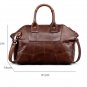 Rsslyn Brown Leather Bags Durable and Soft Leather Tote Bags for Women Bag on Hand