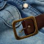 Rsslyn Bigger Girls Denim Dress with Leather Belt Plus Size Tween Girls