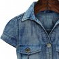 Rsslyn Bigger Girls Denim Dress with Leather Belt Plus Size Tween Girls