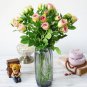 Rsslyn Bed of Roses Patio Fake Rose Flowers Home and Garden Decor