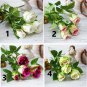 Rsslyn Bed of Roses Patio Fake Rose Flowers Home and Garden Decor