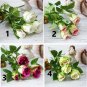 Rsslyn High-quality Rose for Office Decoration Fake Rose Flowers Home and Garden Decor