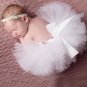 New Disney Princess Props Lavander Color Skirt and Headband Set Baby Shower Gift