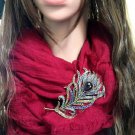 Rsslyn Peacock Jewelries Peacock Pins Beautiful Peacock Brooch for Women