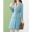 Rsslyn Padded Winter Coats for Women Plaid Coat Extra Warm Parkas for Women Free CC Broooch