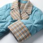Rsslyn Padded Winter Coats for Women Plaid Coat Extra Warm Parkas for Women Free CC Broooch