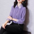 Rsslyn Fashion Tops for Business Woman Unique Lavender Blouse for Women