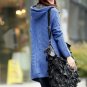 Rsslyn Warm Cozy Sweater for Women Thicker Faux Fur Lining Red Hooded Sweaters