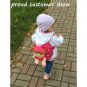Rsslyn Hotpink Kindergarten Baby Girls Backpacks Canvas Material Birthday Girls Gift