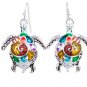 Rsslyn Turtle Jewelry Set for Women Multicolored Silver Turtle Divers Jewelry Sets