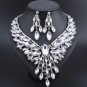 Rsslyn Purple Jewelries for Women Crystal Bridal Jewelry Sets Wedding Party Costume Accessory