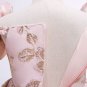 Rsslyn Spring Flower Girls Dresses Pink Dress for Baby Girls with Golden Trim