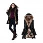 Rsslyn Green Parka for Army Soldiers Detachable Fur Lining Hooded Jackets for Women