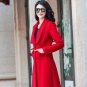Rsslyn Fashion Wool Overcoats for Women Free CC Brooches