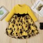 Rsslyn Bella Girls Elegant Black Dress for Infant Girls Luxury Gowns with Soft Pink Color Tulle