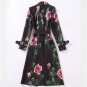 Rsslyn Elegant Black Leather Trench Coats for Women Lovely Black Overcoats