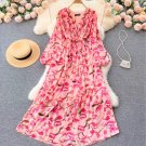 Rsslyn Breezy Spring Outfit Pink Dress for Women Magnolia Flower Dress for Summer Dress