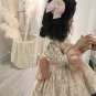 Rsslyn Ballgown Dresses Luxury Big Pink Dress for Baby Girls Birthday Girls Outfit Free Crown Tiara