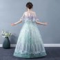 Rsslyn Princess Dress Mintgreen Dress Floor Length Dress for Princess Elsa with Free Tiara Crown