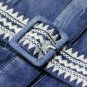 Rsslyn Fashion Off Shoulder Dress for Women Western Style Denim Dresses