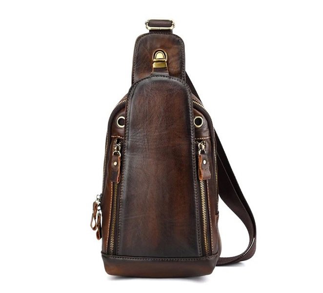 Rsslyn Free Shipping Leather Backpacks for Men Small Knapsacks for Teenage Boys