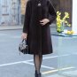 Timeless Fashion LLC Elegant Purple Jackets for Women with Large Turtleneck Winter Coats for Women