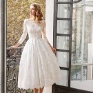 Rsslyn Timeless Fashion White Dresses Fashion Bridal Dress Knee Length Wedding Dress