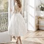 Rsslyn Timeless Fashion White Dresses Fashion Bridal Dress Knee Length Wedding Dress