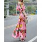 Rsslyn Top Quality Pineapple Dress Summer and Spring Timeless Fashion Maxi Dresses