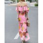 Rsslyn Top Quality Pineapple Dress Summer and Spring Timeless Fashion Maxi Dresses