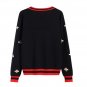 Timeless Fashion Golden Bees Patterned Sweater New V Black Cardigan for Women with Embroidered Bees