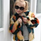 Cute Jacket for Cute Little Girl Free CC Brooch for Mommy Faux Fur Winter Jackets Fashion Coats