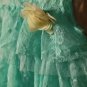 SALE Mint Green Dress for Infant Girls Dress Embroidery Lacy Dress for Cute Girls