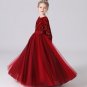 TF Ballgown Dresses Floor Length 4T Blue Tutu Dress Luxury Sequined Ruffled Free Silver Tiara