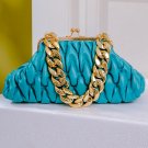TF Turquoise Bags Small Purses for Women Ready for Shipping Fashion Bags with Brooch