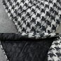 TF Plaid Overcoats Winter Rsslyn Fur Collar Thicken Warm Wool Blends Long Overcoat