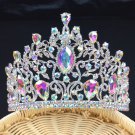 RSSLyn Undeniable Bridal Crowns Aurora Colors Sparkling Beaded Tiaras for Women Towering Headpieces