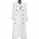 Rsslyn White Trenchcoats for Women Winter Jackets Windbreaker Run Solid White Coats