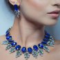 Jewelry Set Rsslyn Boutique Royal Blue Jewelry Set Collier Choker Femme